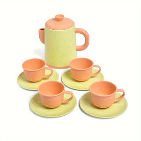 Mini Chef Set (Tall Teapot & Teacup Tray Set with 4 Spoons)