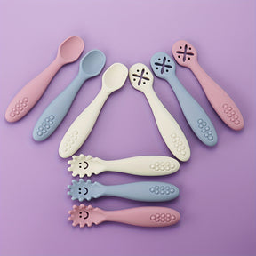 Blue SoftBite Spoons