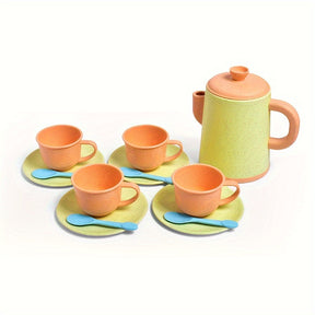 Mini Chef Set (Tall Teapot & Teacup Tray Set with 4 Spoons)