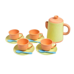 Mini Chef Set (Tall Teapot & Teacup Tray Set with 4 Spoons)