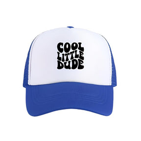 Royal Blue And White Dude Cap