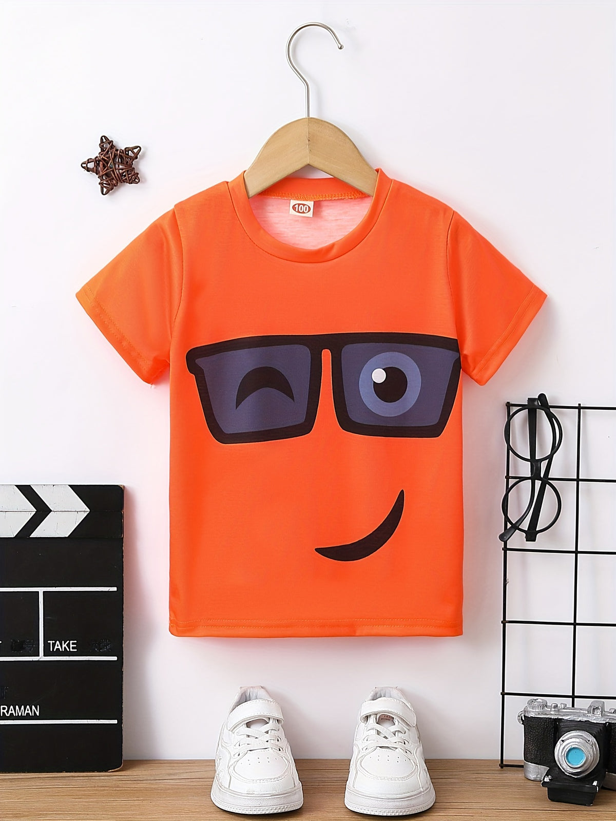 Orange-Red Hero Tee