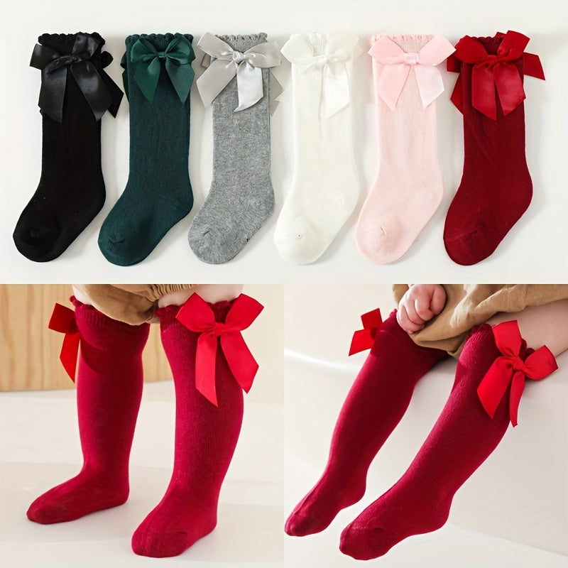 Burgundy color PrincessBows Socks