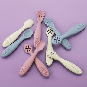 Blue SoftBite Spoons