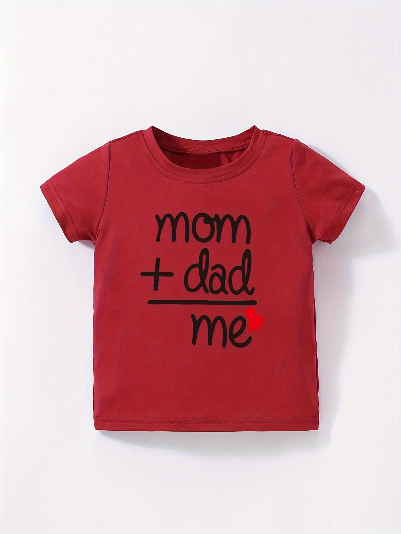 Burgundy Family Equation Tee