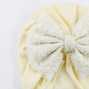 Light Yellow LuxeBow Hat