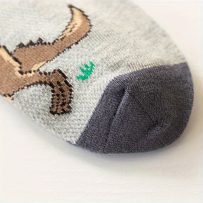 Dinosaurs Roar Socks (M 3-5Y 5.51-6.3inch)