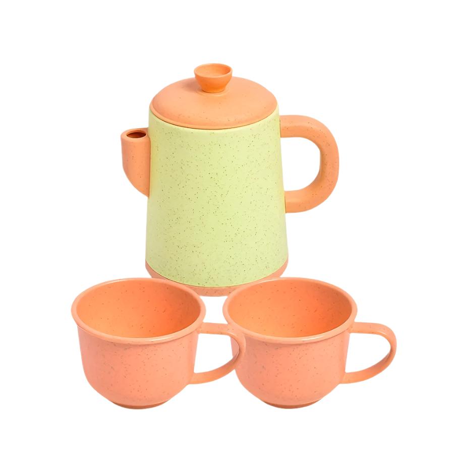 Mini Chef Set (Tall Teapot & 2 Tea Cups)