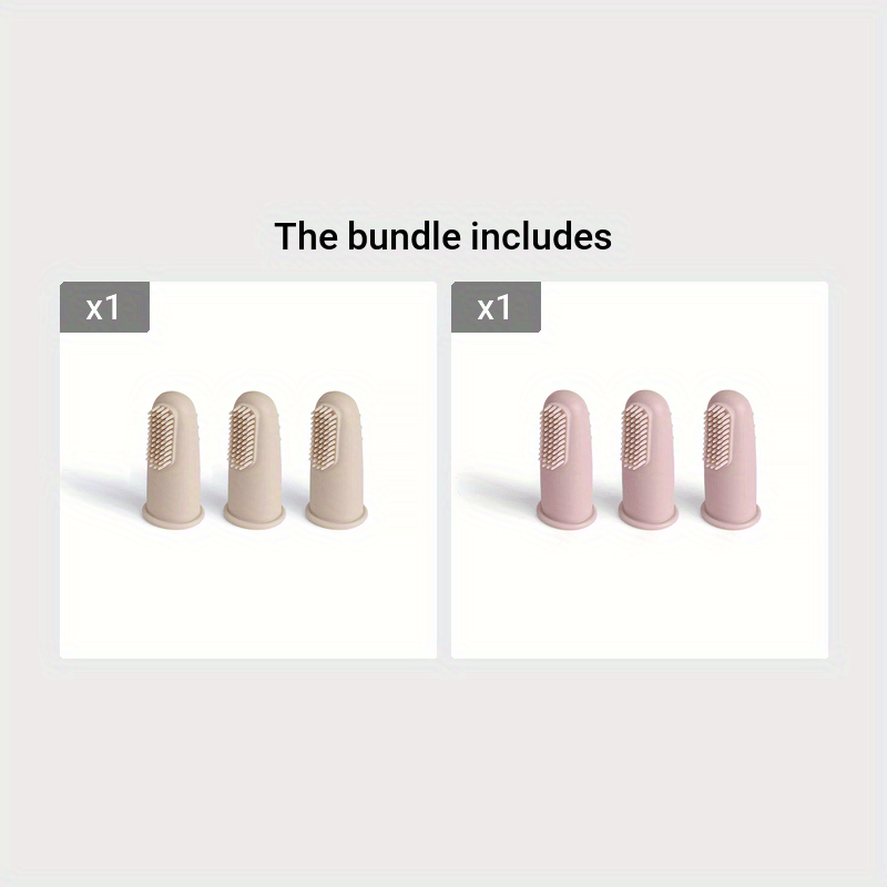 Beige TinyClean Brushes