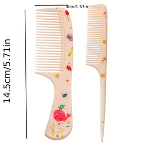 Whale (pink) Critter Comb Set