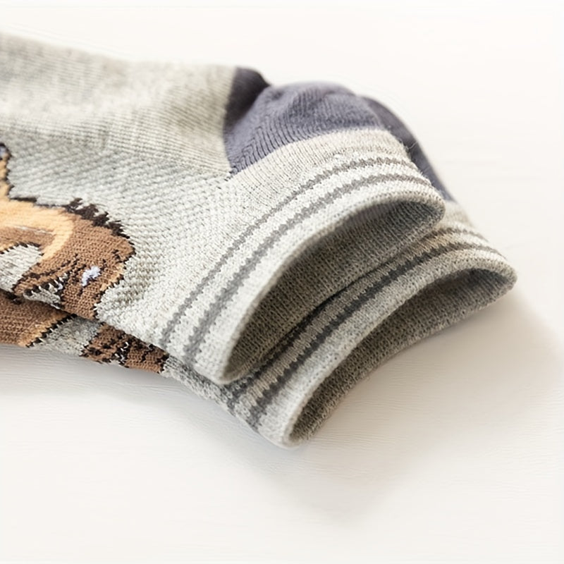 Dinosaurs Roar Socks (XL 9-12Y 7.87-8.66inch)