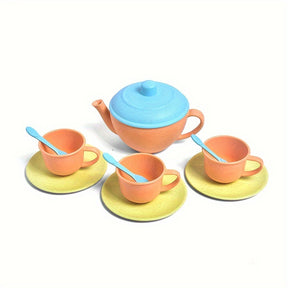 Mini Chef Set (Short Teapot & Teacup Tray Set with 4 Spoons)