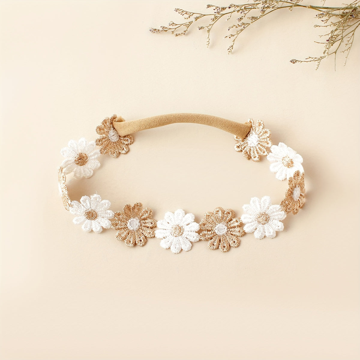 White FloralBloom Bands