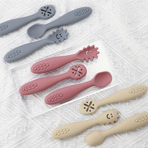 Beige SoftBite Spoons